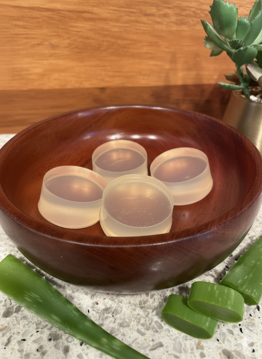 "Skin Soothe" Aloe Honey Drops (Mini Soap Bar 3-pack)