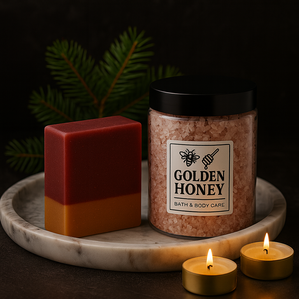 Cranberry, Apple & Champagne with Honey Gift Set