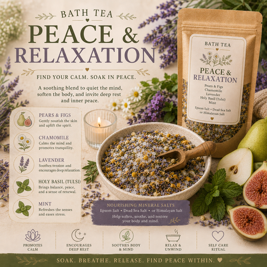 Peace & Relaxation Bath Tea